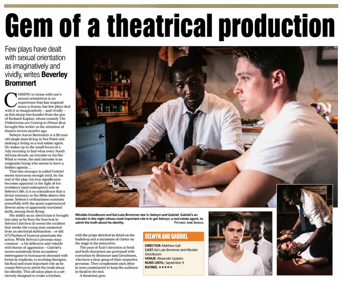 Cape Argus review: Gem of a theatrical production