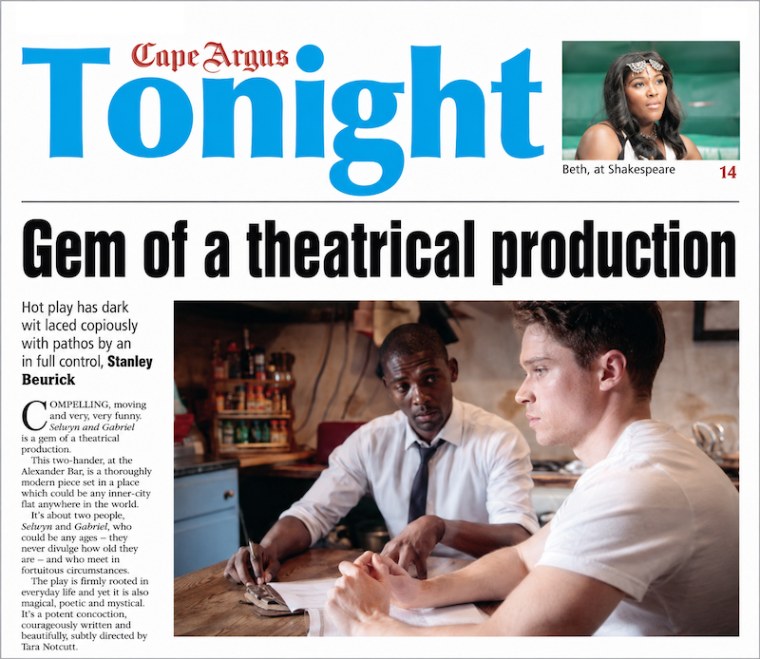 Cape Argus review: Gem of a theatrical production